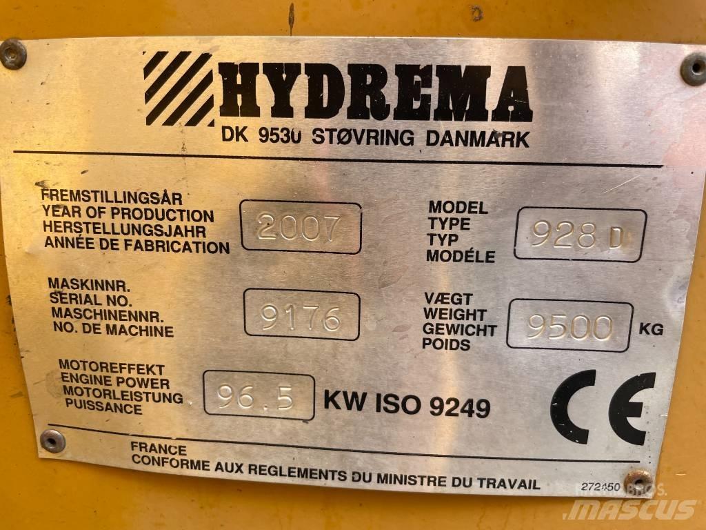 Hydrema 928 D Товарач със заден ексватор