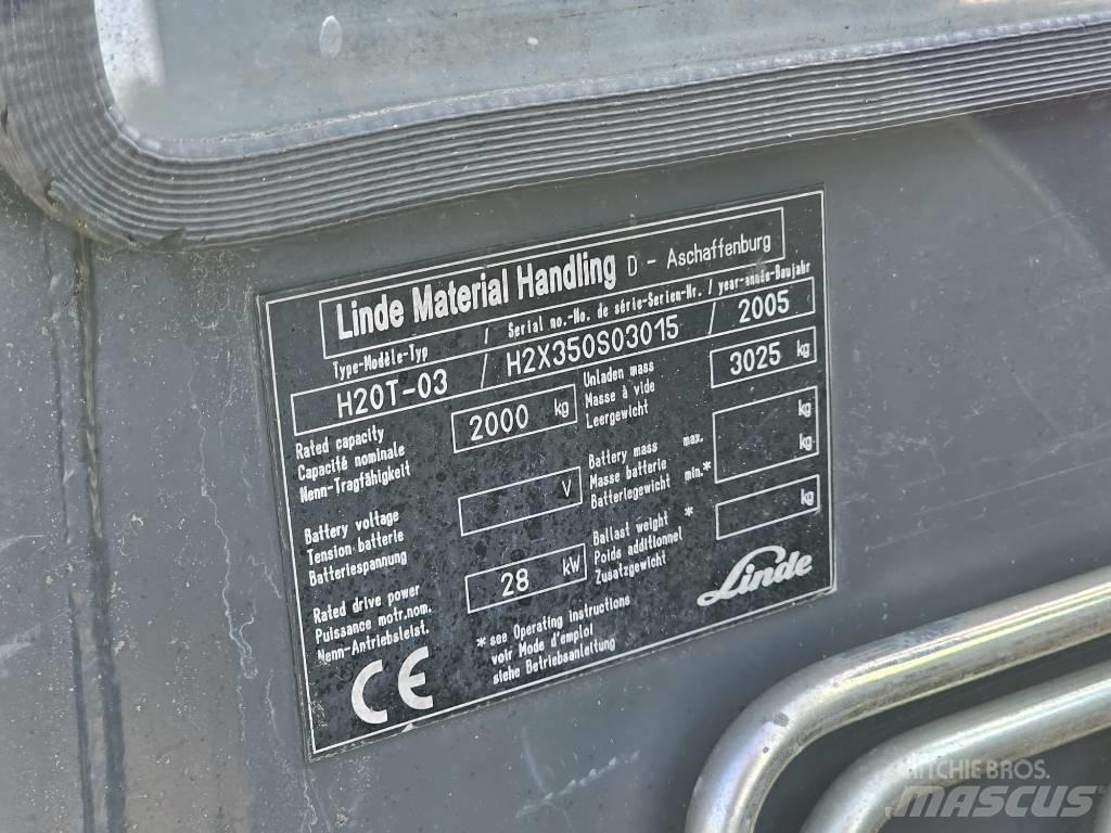 Linde H20T-03 Камиони с АГУ