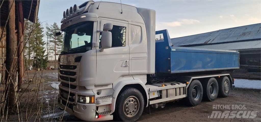 Scania R580 V8 Камиони с кран с кука