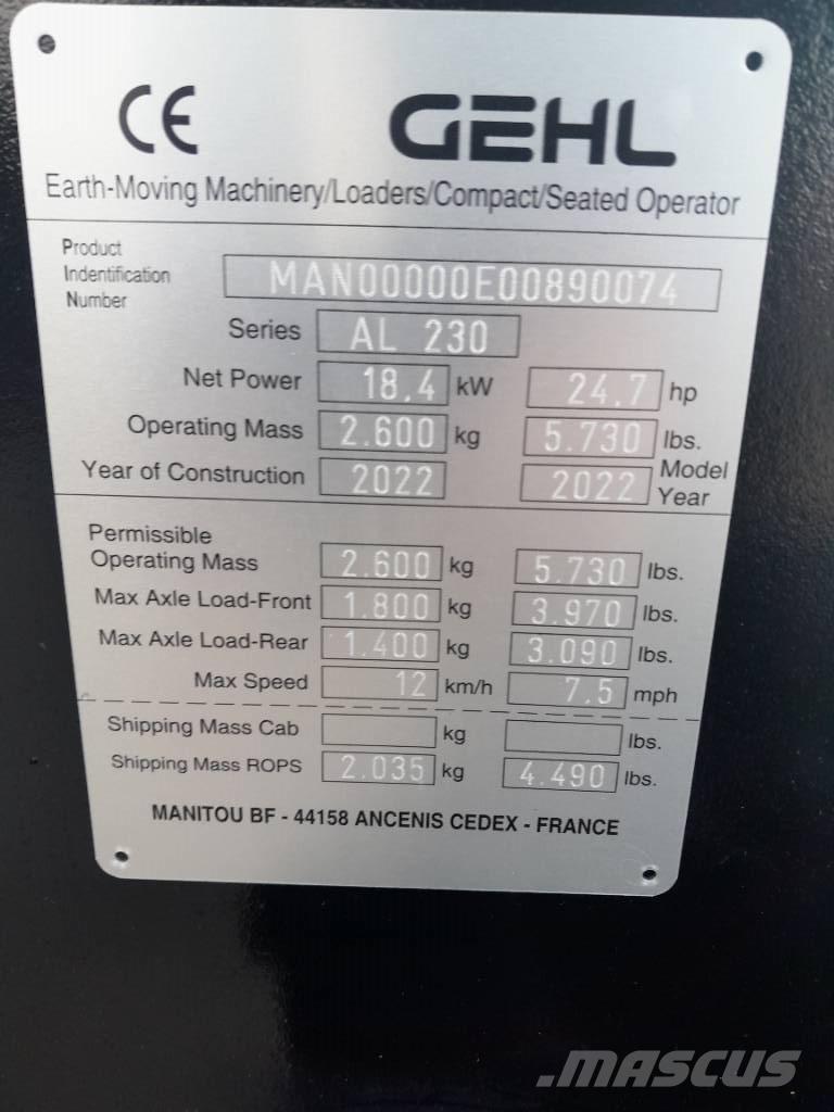 Gehl AL230 Многофункционални товарачи