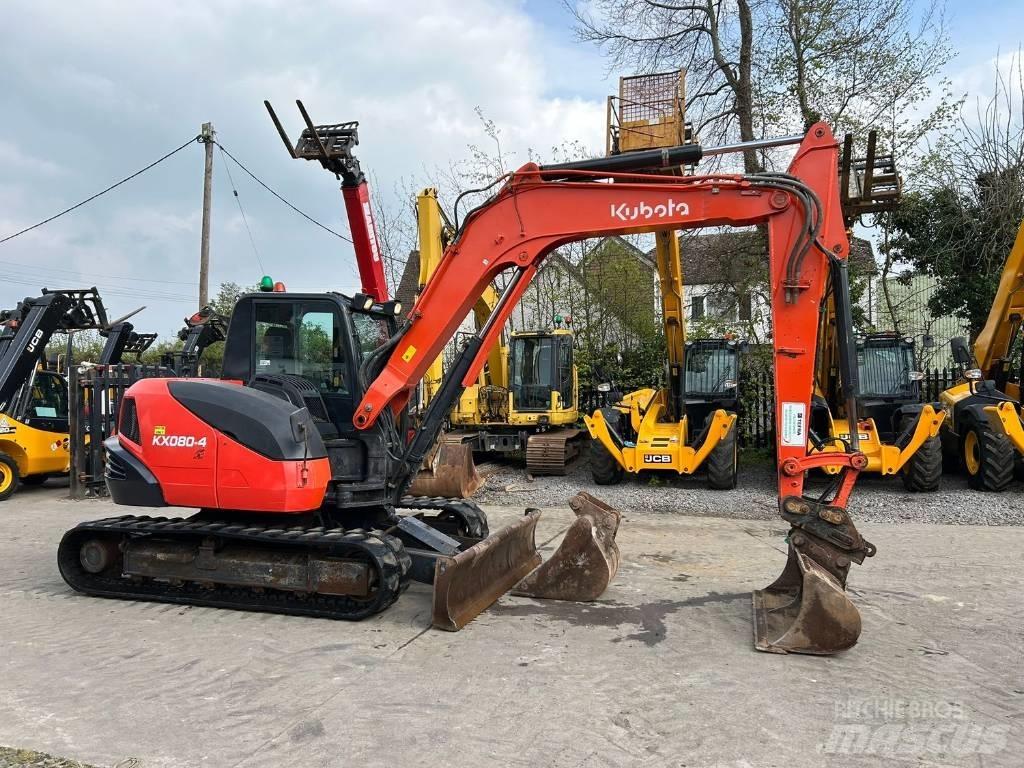 Kubota KX 80-4 Средни екскаватори 7т - 12т