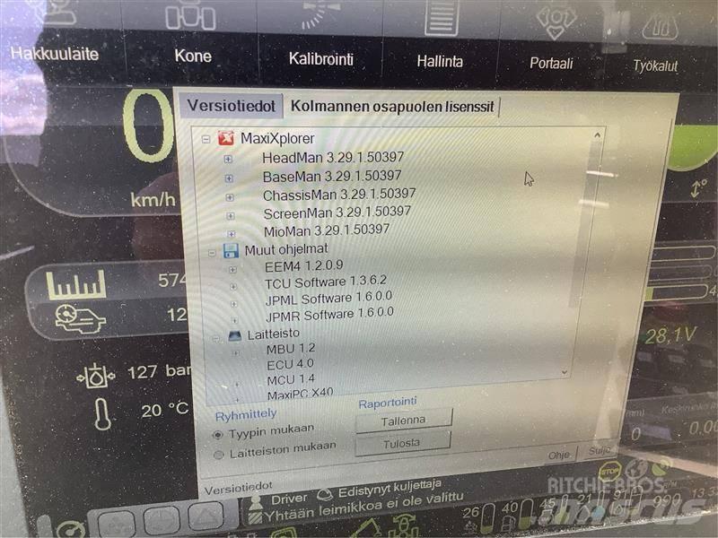 Komatsu 911 Харвестери