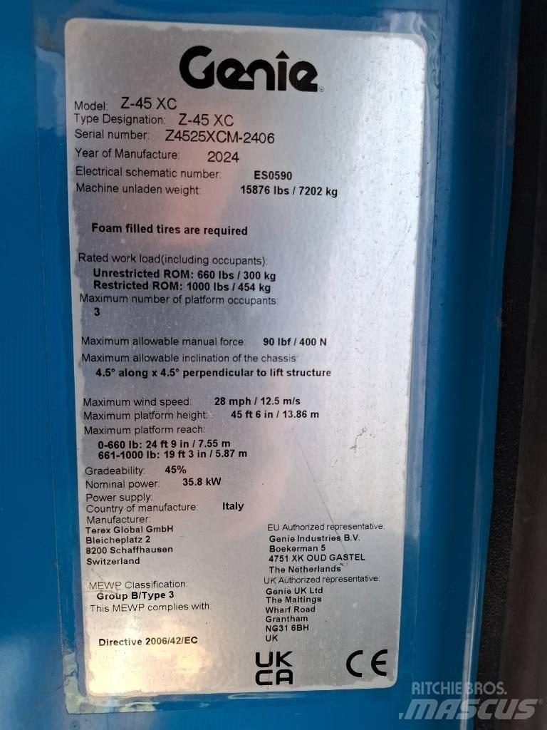 Genie Z 45 Съчленени стрелови подемници