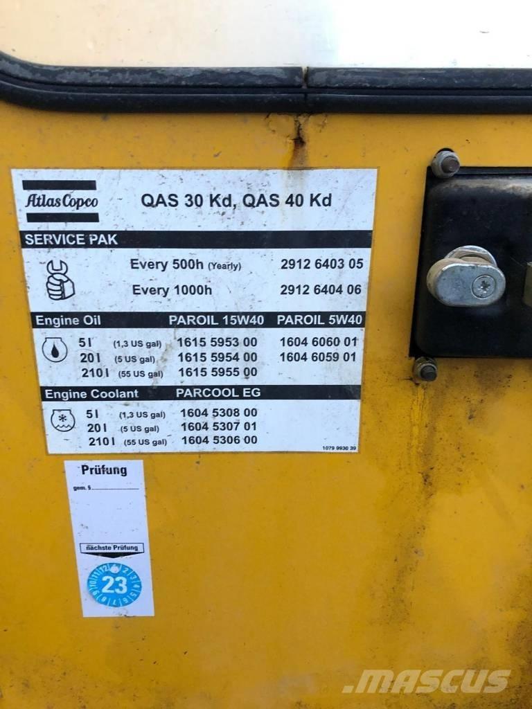 Atlas Copco QAS 30 Дизелови генератори
