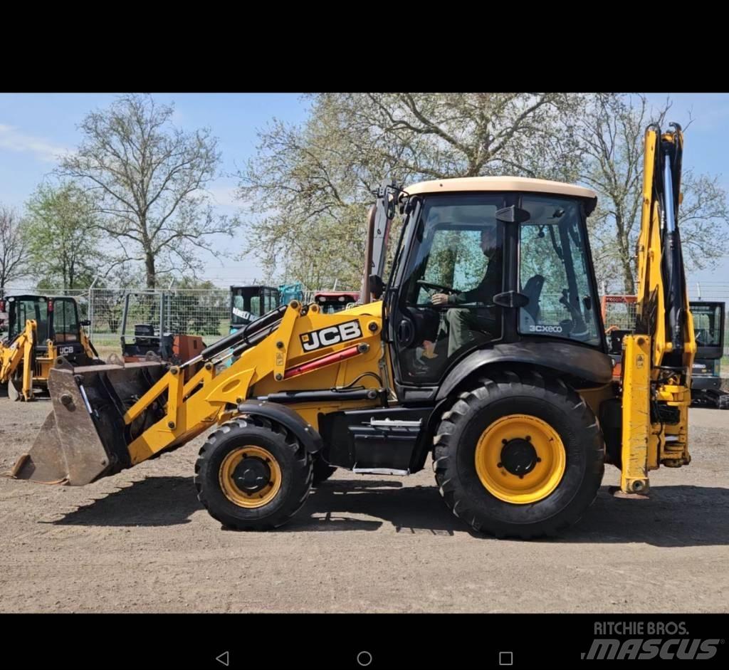 JCB 3 CX Товарач със заден ексватор