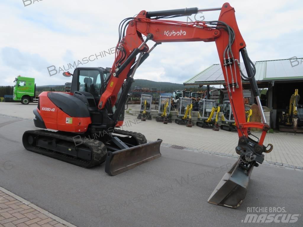 Kubota KX 080-4 Мини екскаватори < 7 т