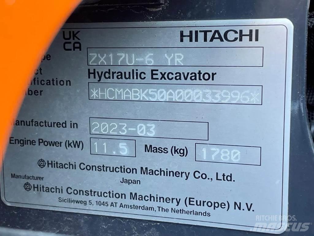 Hitachi ZX17U Мини екскаватори < 7 т