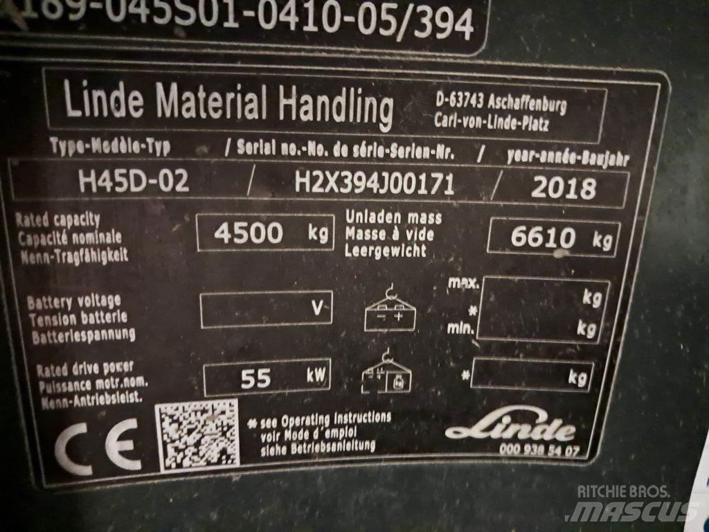 Linde H45D-02 Дизелови камиони