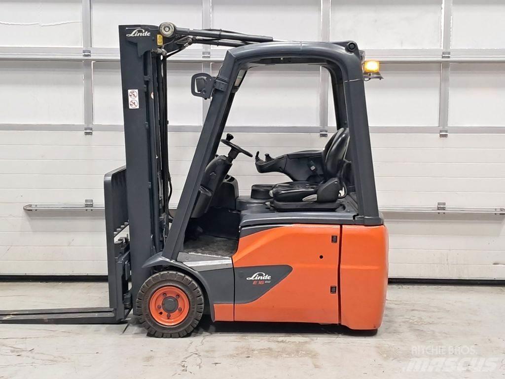Linde E16C-02 Електрически вилични кари-повдигачи