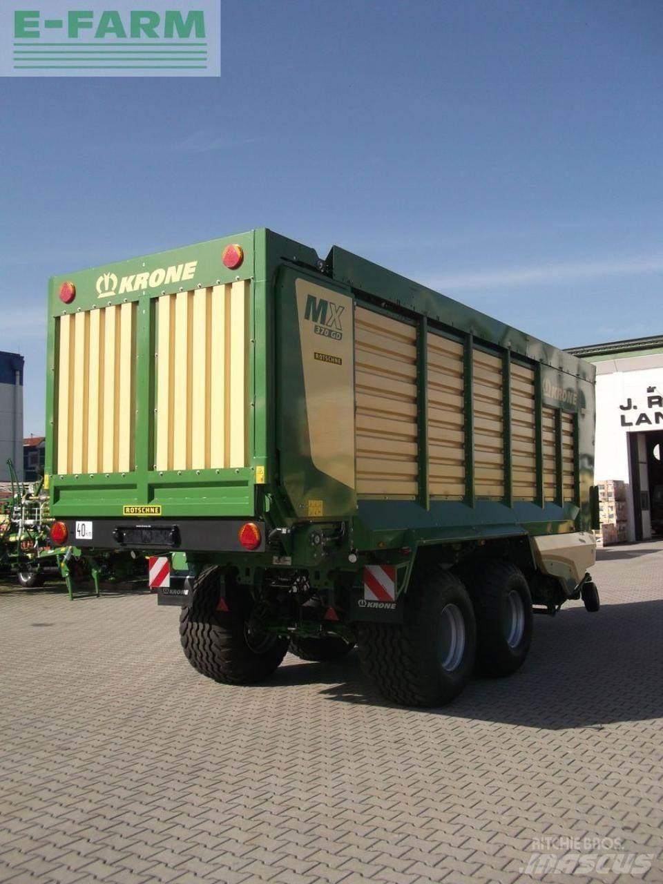 Krone mx 370 gd Ремаркета за зърно / силаж
