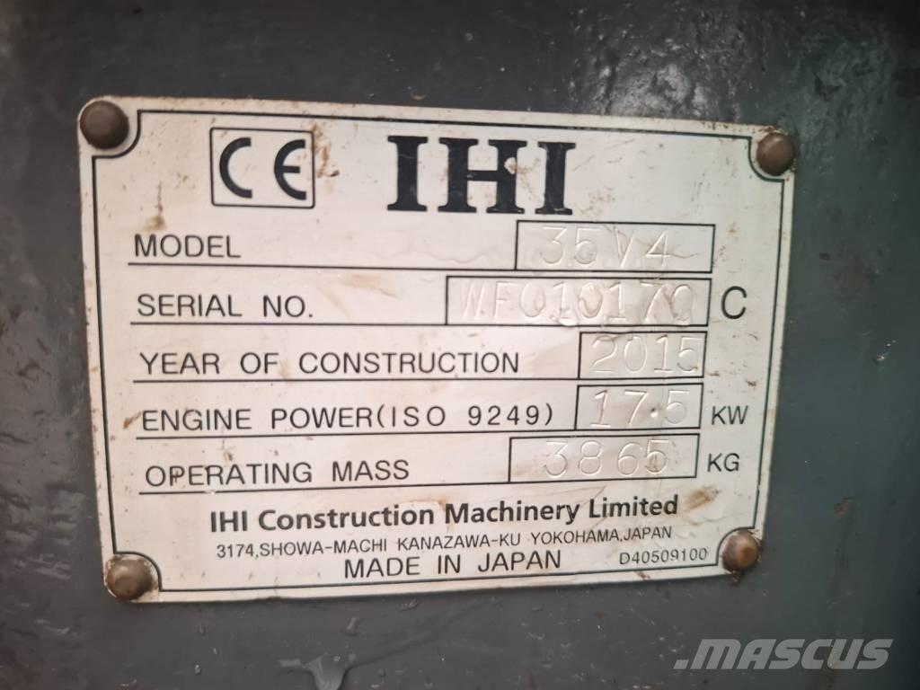 IHI 35 V4 Мини екскаватори < 7 т