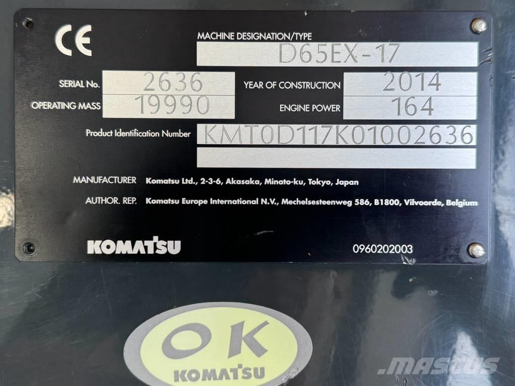 Komatsu D 65 EX-17 Верижни булдозери
