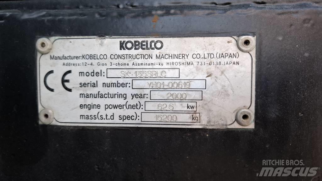 Kobelco SK 135 SR LC Верижен екскаватор