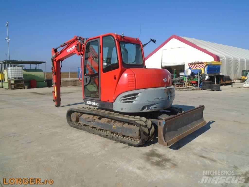 Kubota KX 080-3 Верижен екскаватор