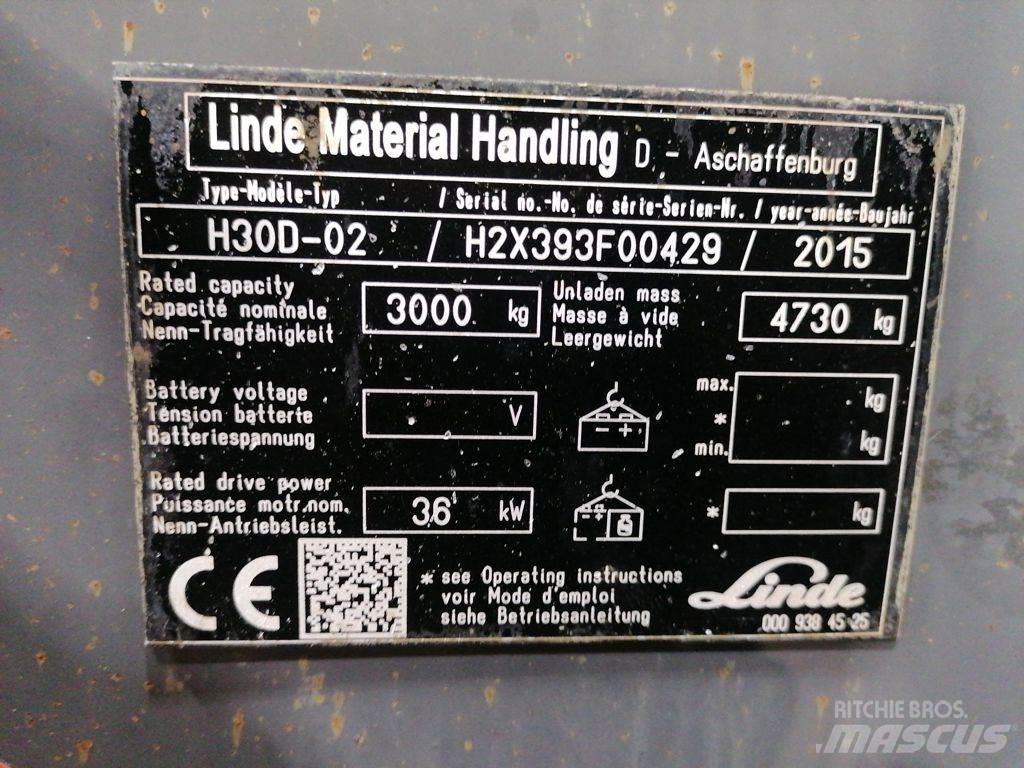 Linde H30D-02 Дизелови камиони