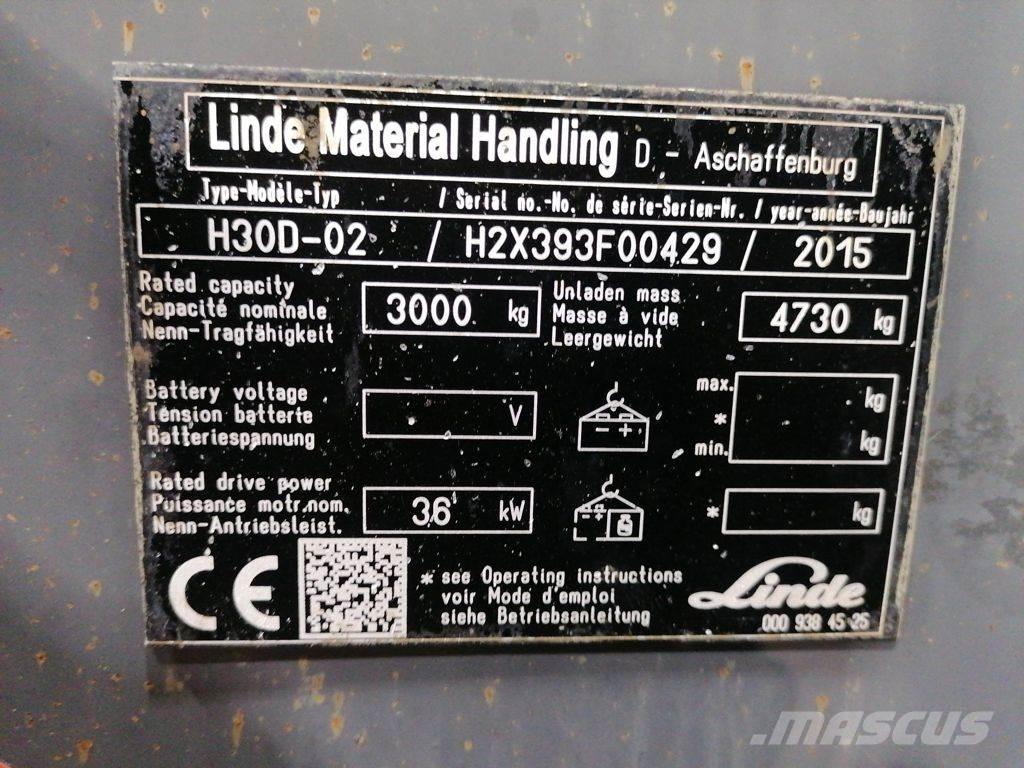 Linde H30D-02 Дизелови камиони