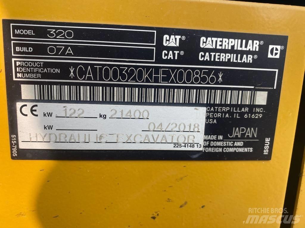 CAT 320 Верижен екскаватор