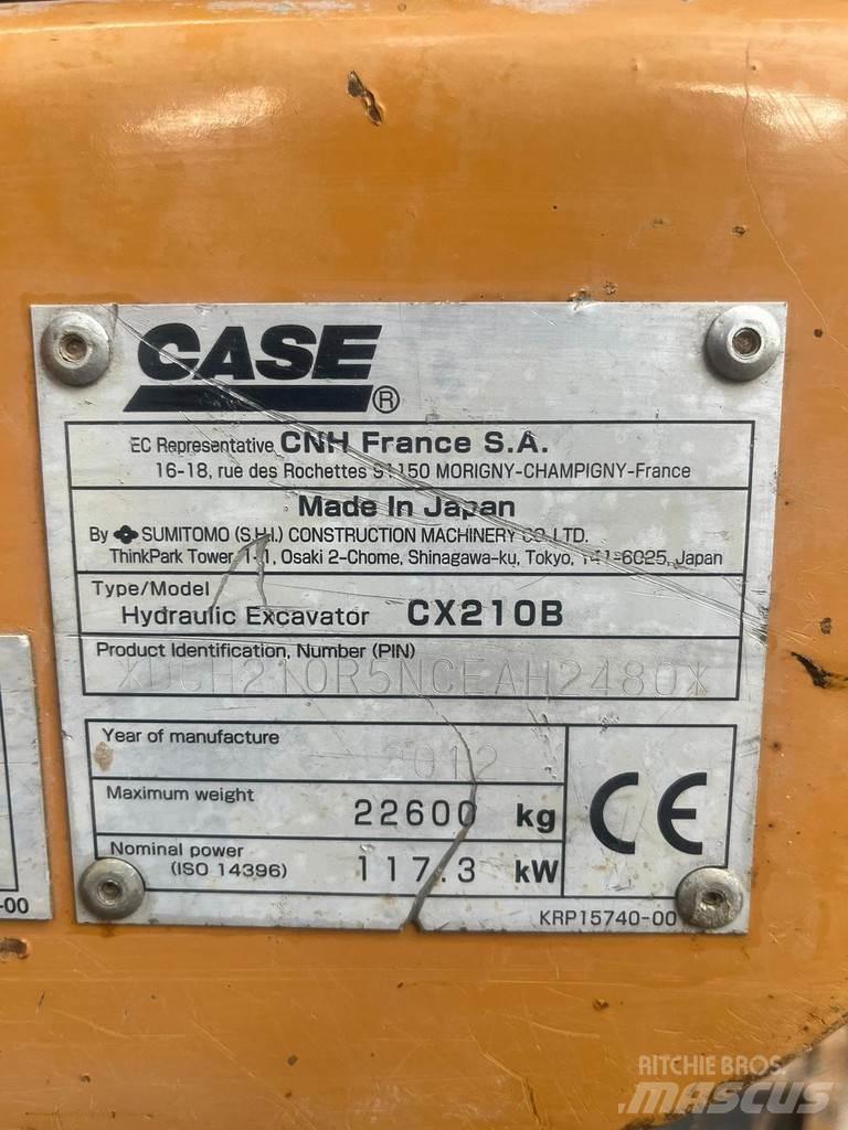 CASE CX210B Верижен екскаватор