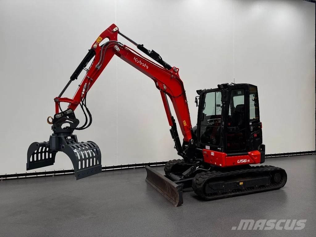 Kubota U56-5 Мини екскаватори < 7 т