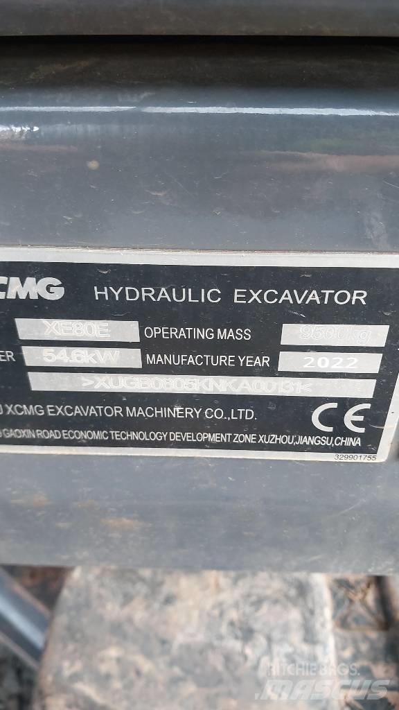 XCMG XE 80 E Средни екскаватори 7т - 12т