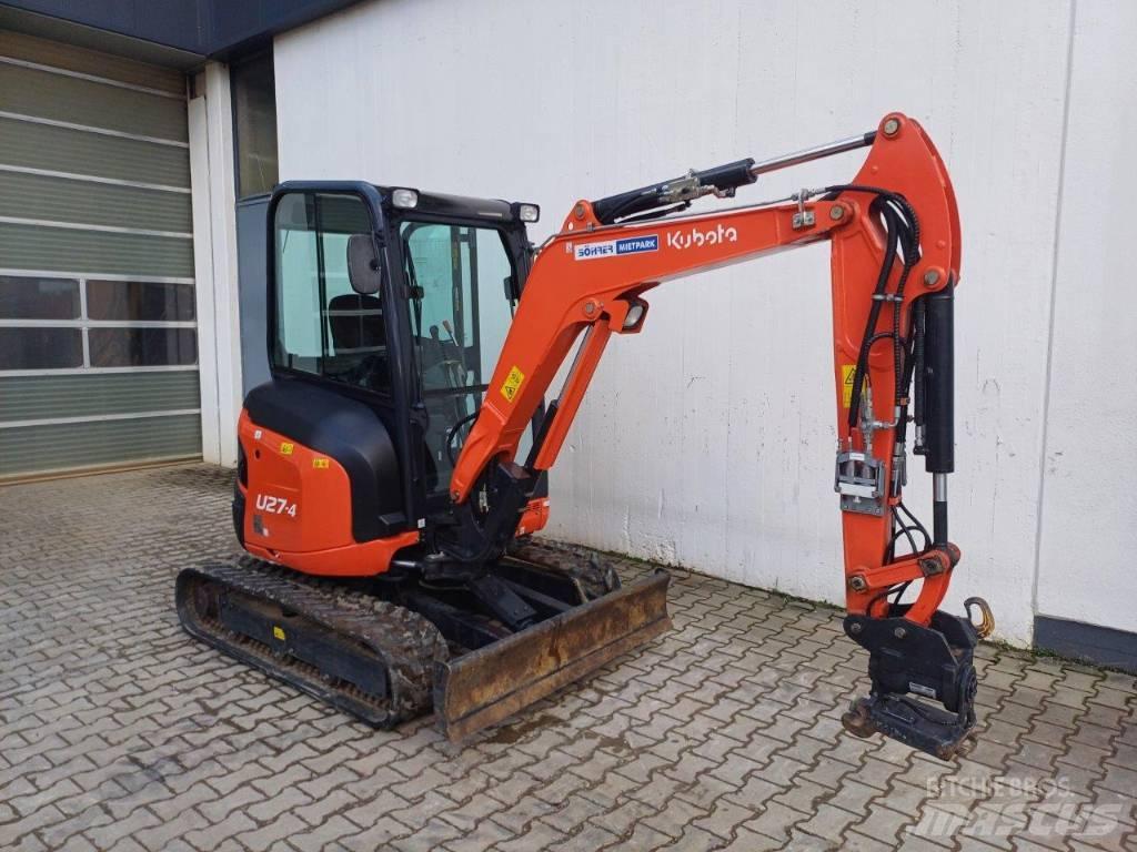 Kubota U 27-4 Мини екскаватори < 7 т