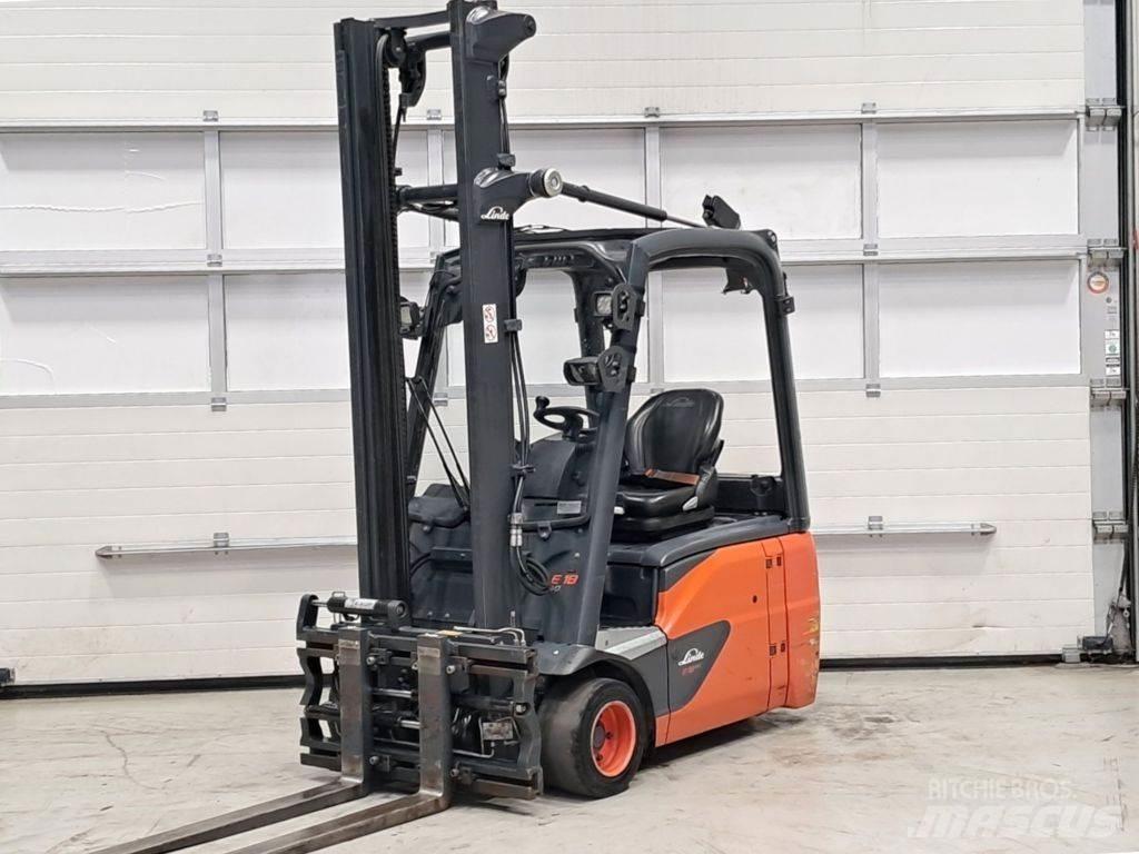 Linde E18-02 Електрически вилични кари-повдигачи