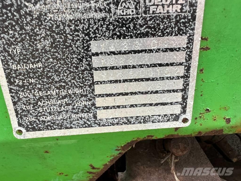 Deutz-Fahr FE 6.37 Самотаварещи ремаркета