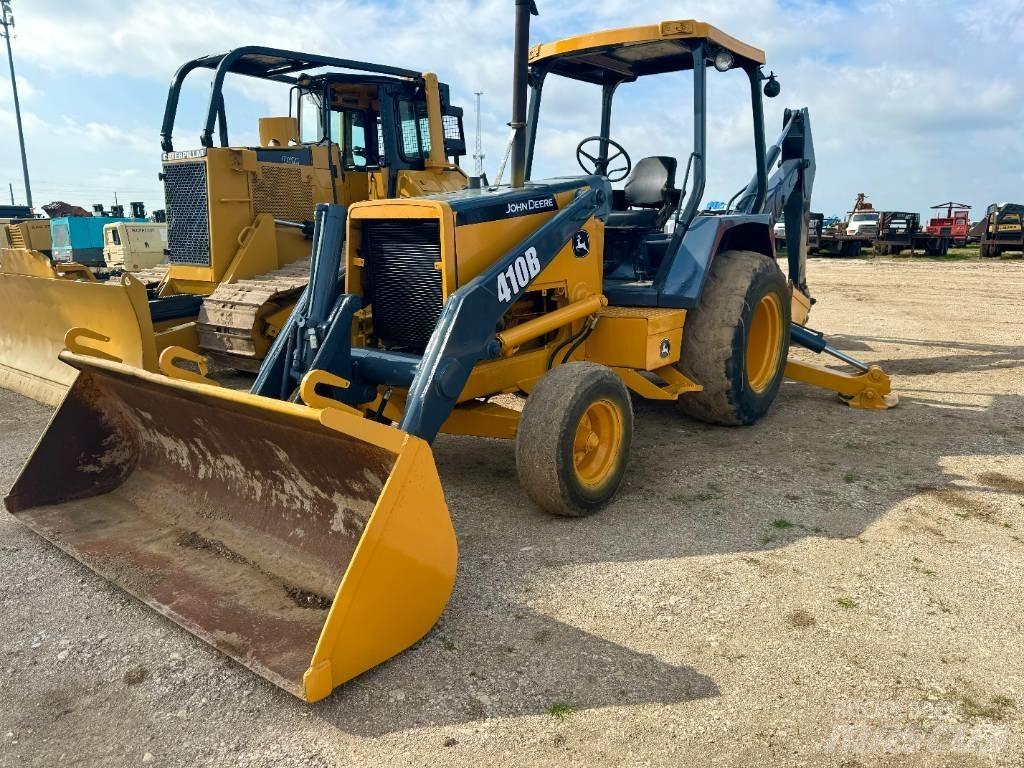 John Deere 410 B Товарач със заден ексватор