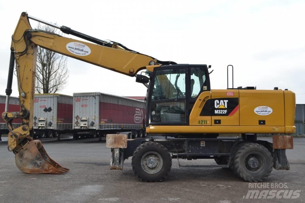 CAT M 322F Колесни екскаватори