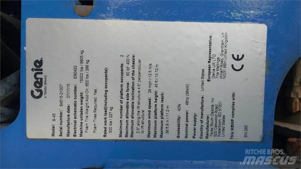 Genie S45G Телескопични повдигачи
