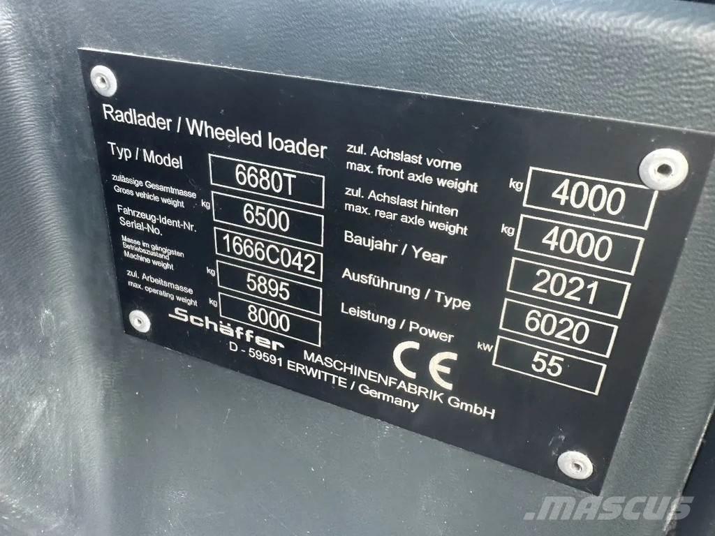 Schäffer 6080T Телескопични челни товарачи
