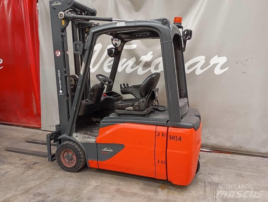 Linde E 16 Електрически вилични кари-повдигачи