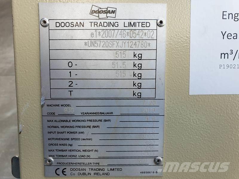 Doosan 7 / 20 Компресори