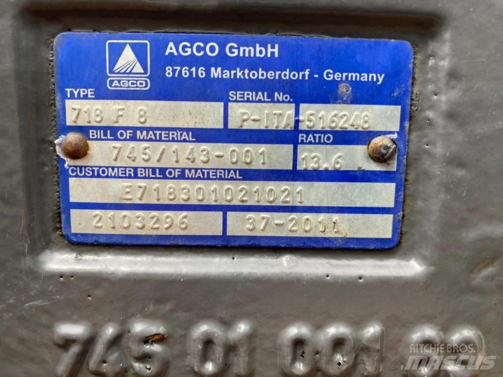 Fendt 820 FRONT AXLE Предаване