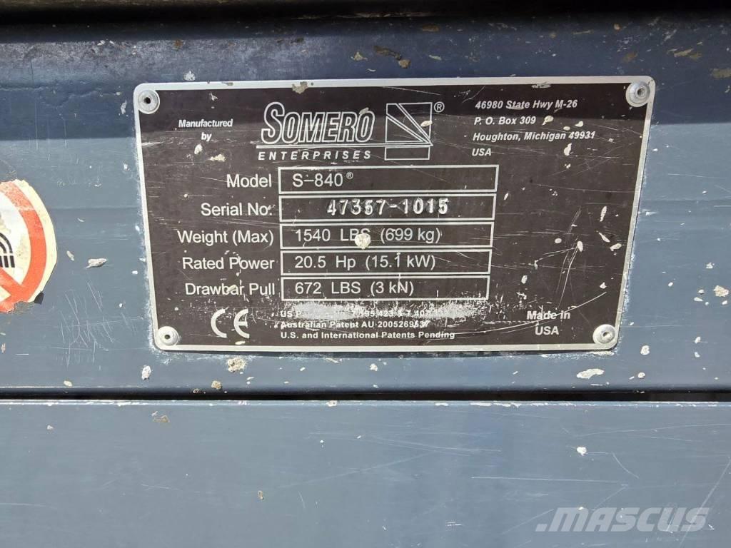 Somero S840 Стрела за разпределение на бетон