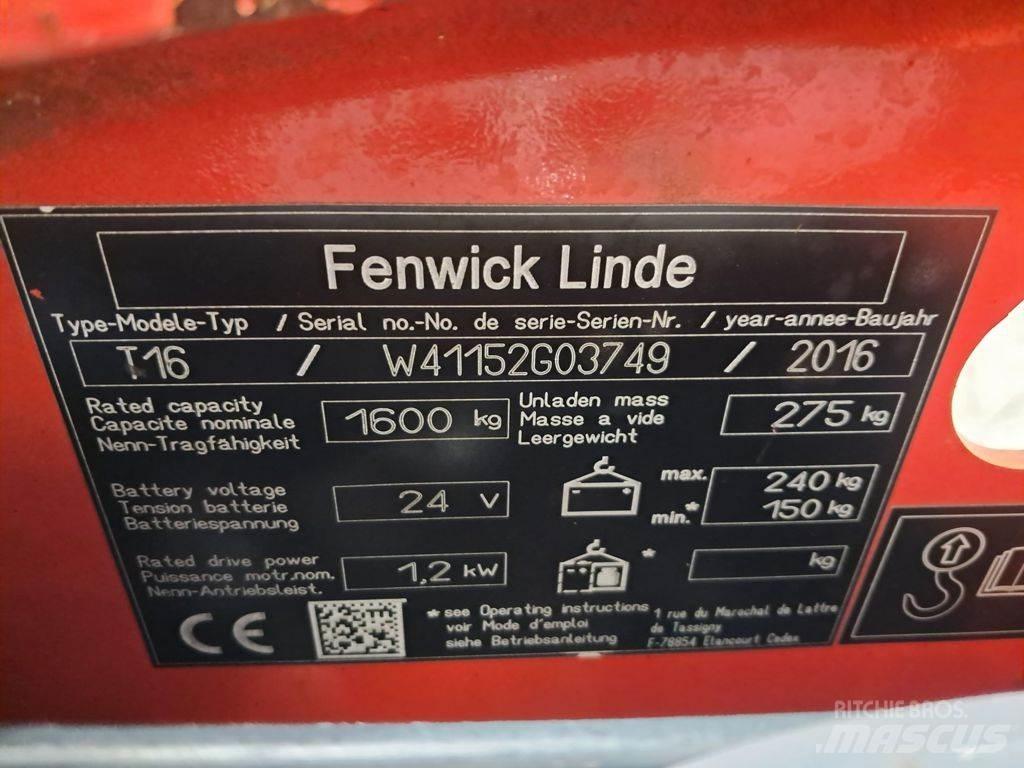 Linde T16 Ръчно водими