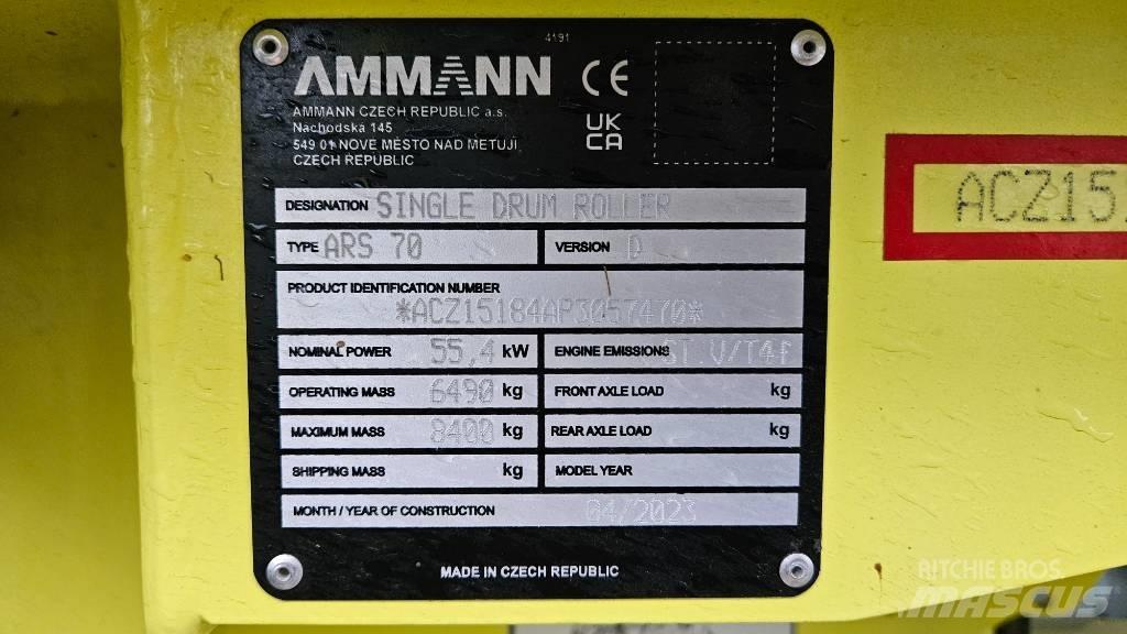 Ammann ARS 70 Двойни барабанни ролки
