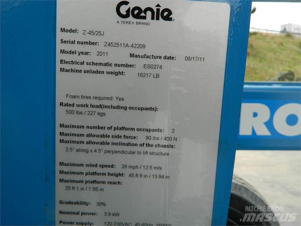 Genie Z45 25JDC Съчленени стрелови подемници