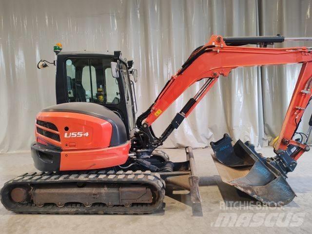 Kubota U55-4 Мини екскаватори < 7 т