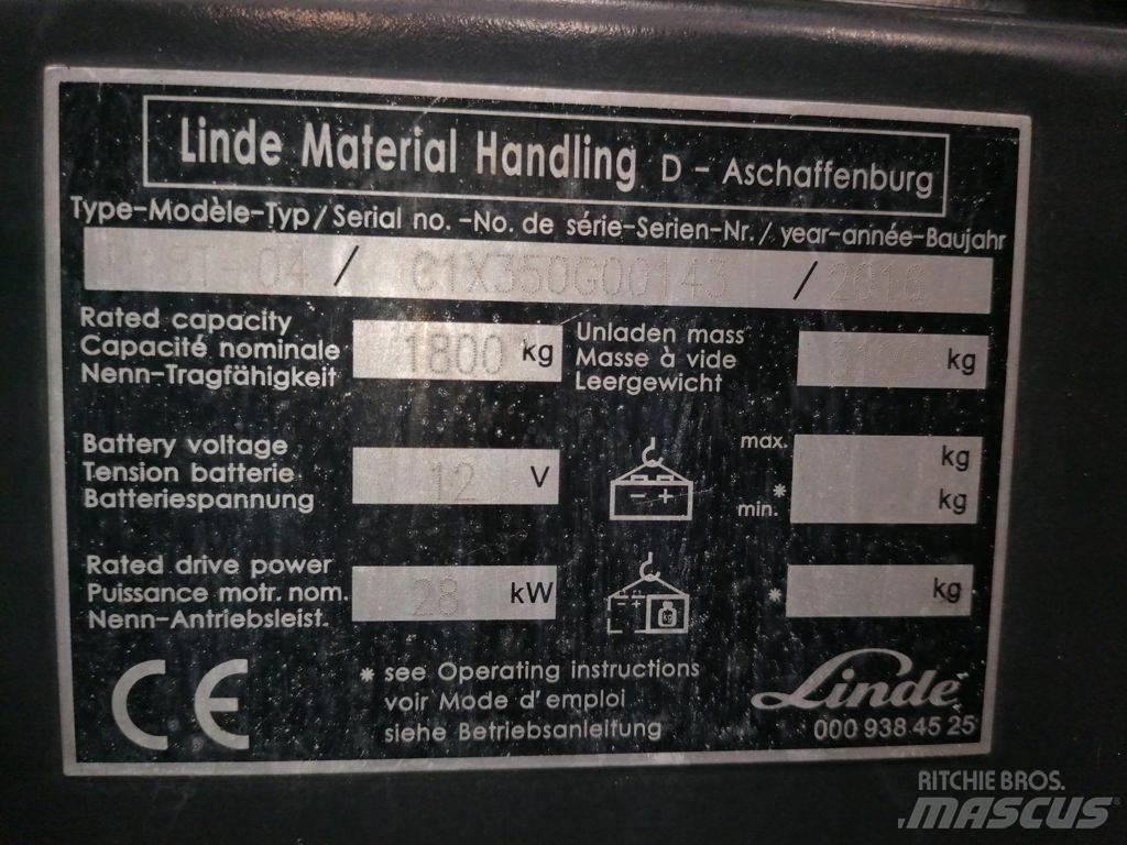 Linde H18T-04 Камиони с АГУ