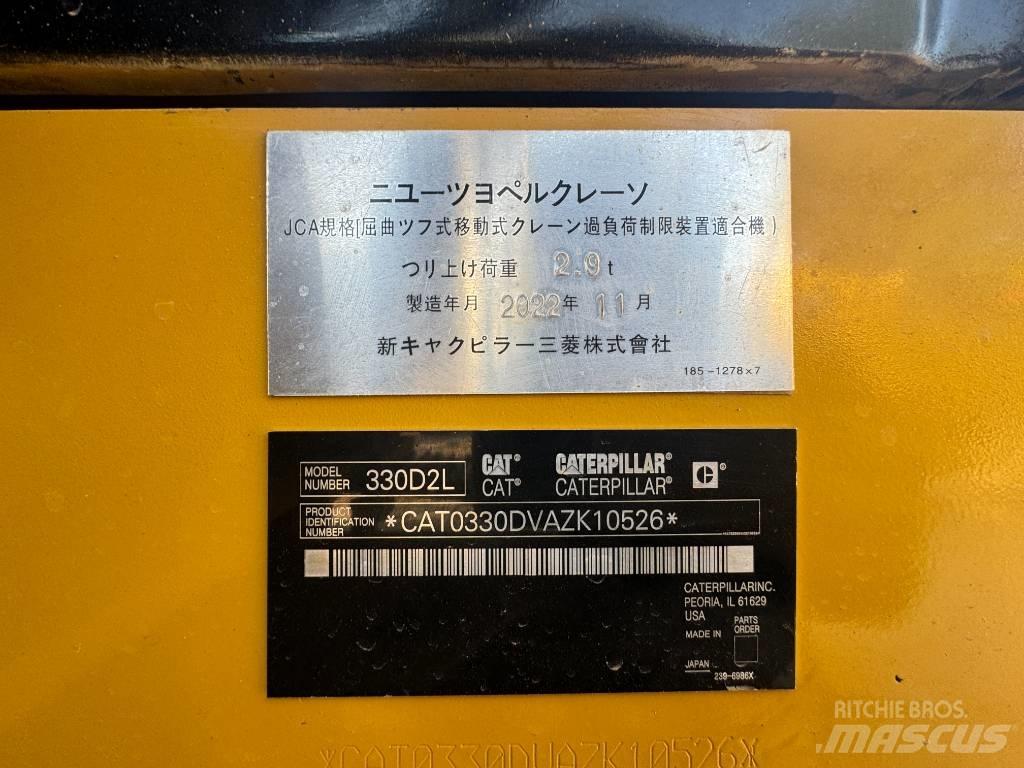 CAT 330D2L Верижен екскаватор