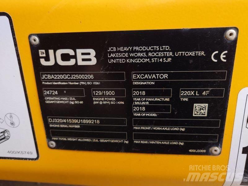 JCB 220 XL 4F Верижен екскаватор