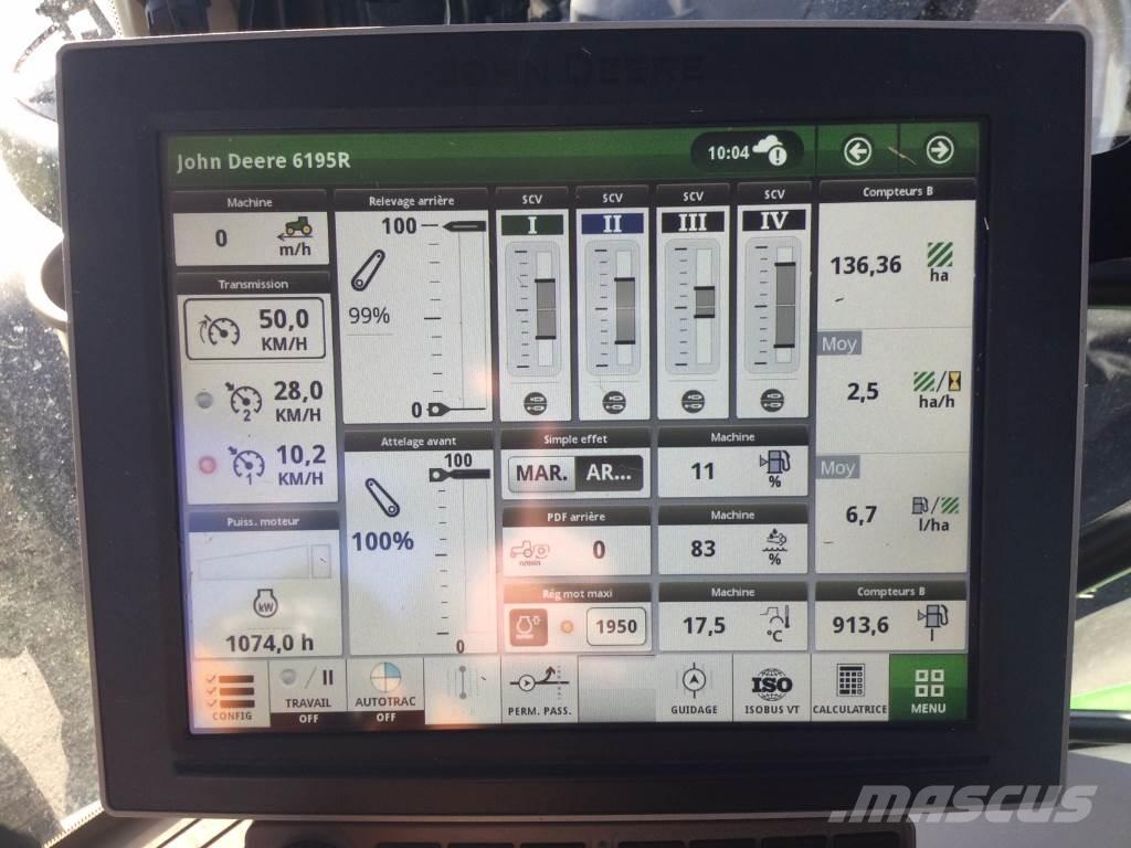 John Deere 6195R Трактори