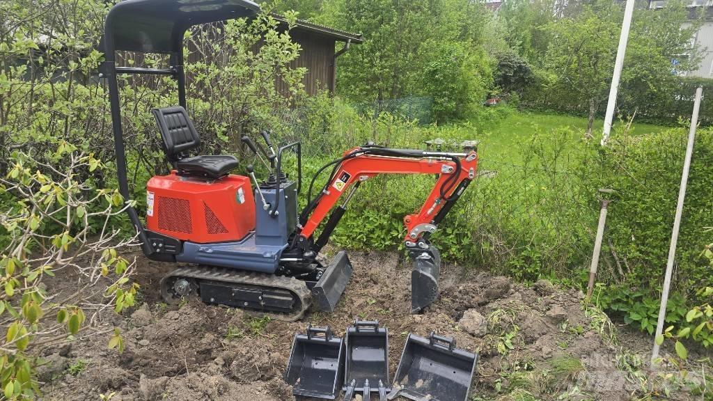 Minigrävmaskin 800kg Мини екскаватори < 7 т