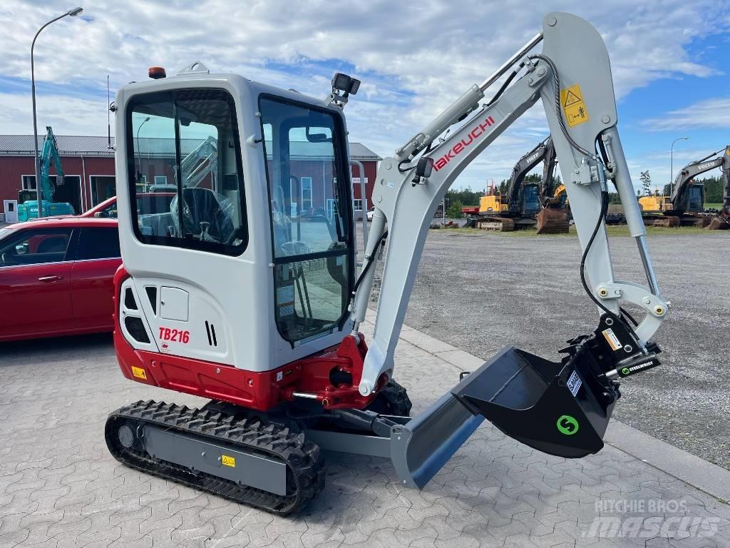 Takeuchi TB216 Мини екскаватори < 7 т