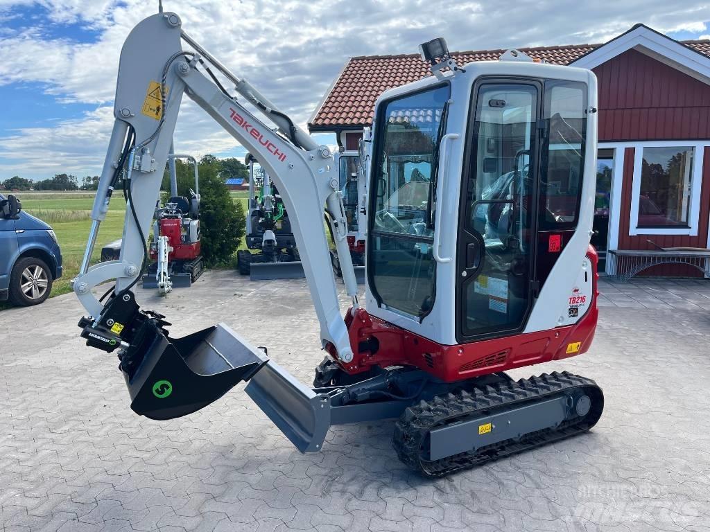 Takeuchi TB216 Мини екскаватори < 7 т