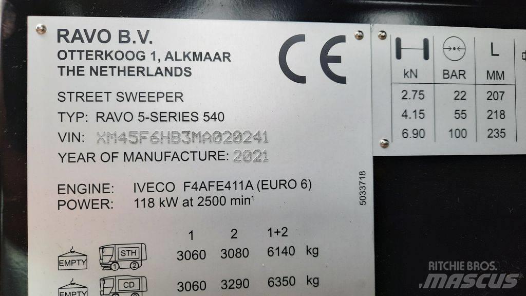 Ravo 540STH Автоматични метачки с четки