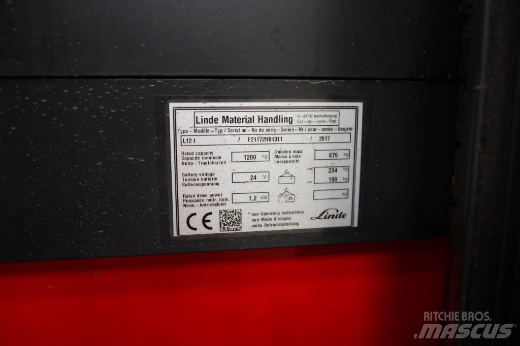 Linde L 12 Колички високоповдигачи с теглич