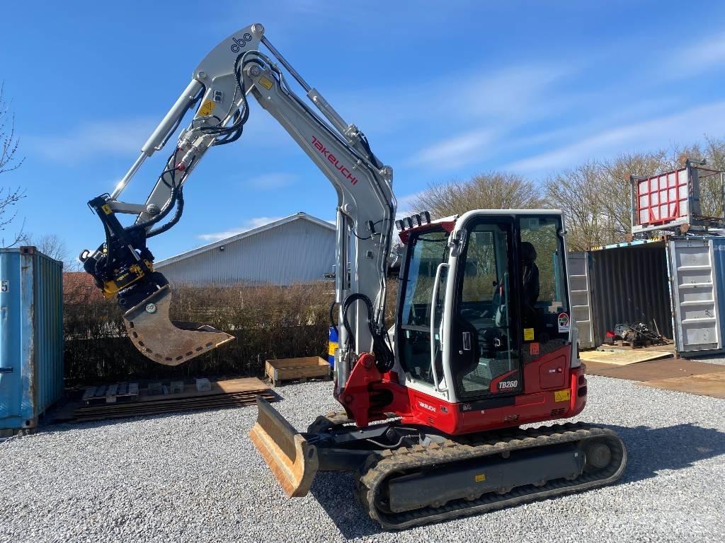Takeuchi TB 260 Мини екскаватори < 7 т