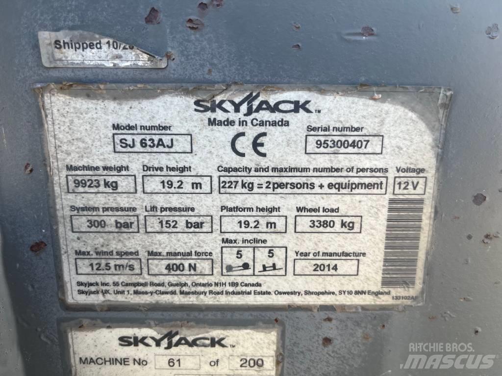 SkyJack SJ 63 AJ Съчленени стрелови подемници